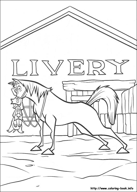 Home on the Range coloring picture